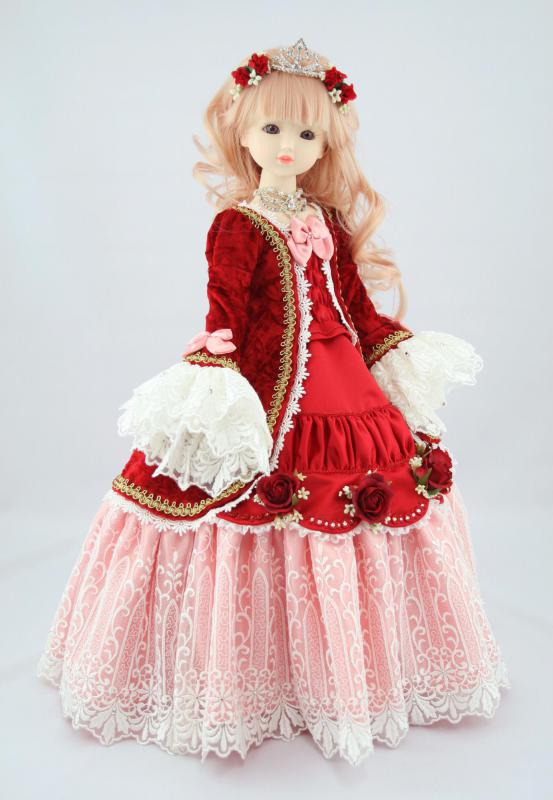 ローズドレス+あや本体のセット | あや | 人形工房松寿オフィシャル