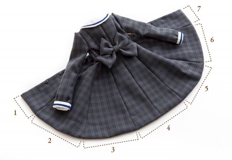 セーラーカラーワンピースセット（全2種）