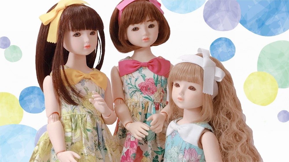 ボタニカルフラワーワンピースセット（全3色）