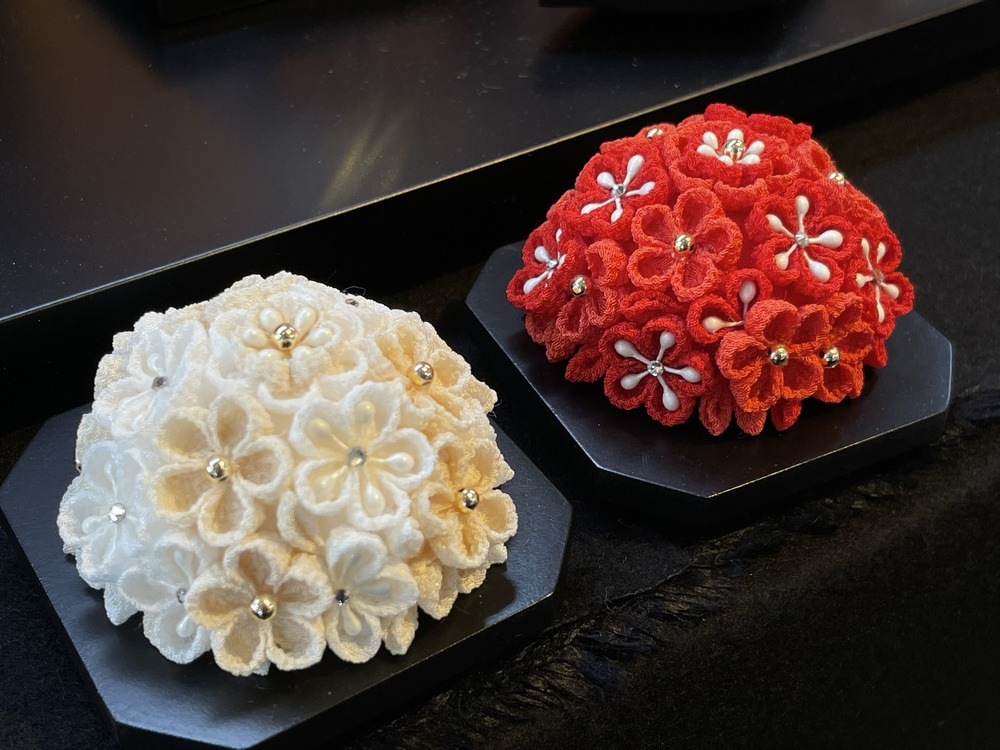 三寸<BR>おぼこ雛金彩京刺繍親王飾り