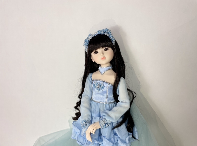 プリンセスドレスセット(ブルー)