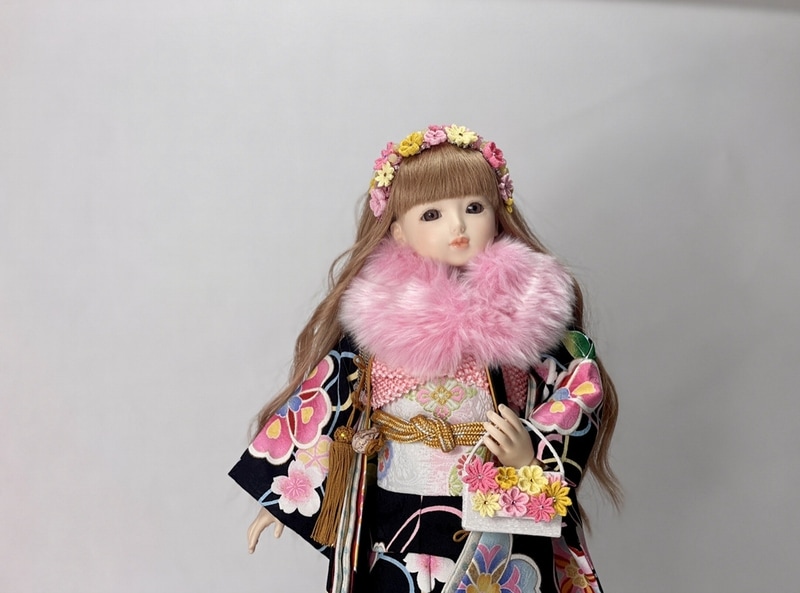 着物(桜)+あや本体のセット