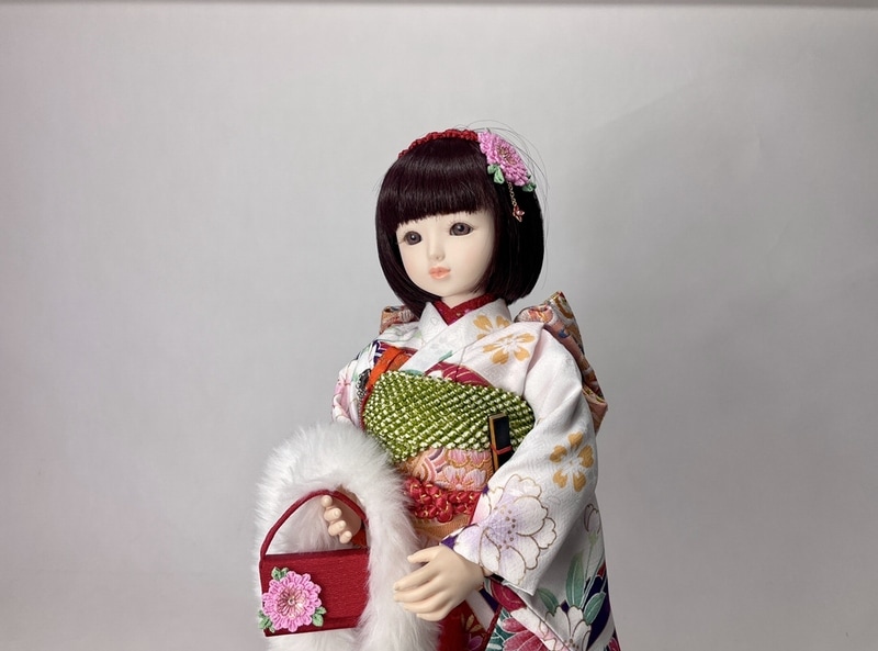 着物(菊と牡丹)+あや本体のセット