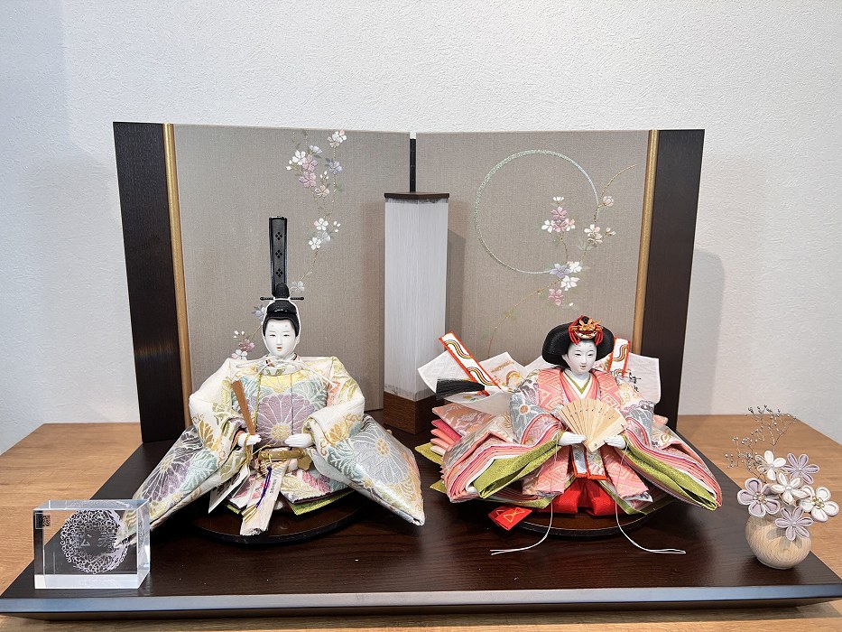 十一番<BR>袋帯親王飾り