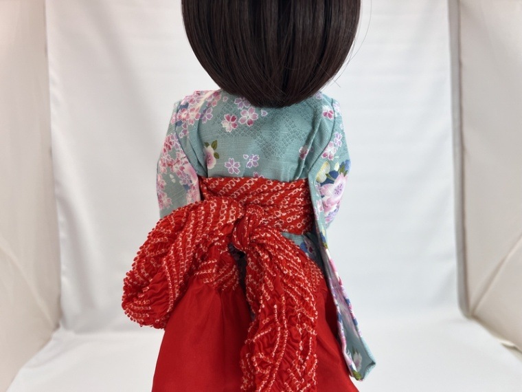 浴衣セット 桜（水色） | あや,浴衣 | 人形工房松寿オフィシャル通販サイト