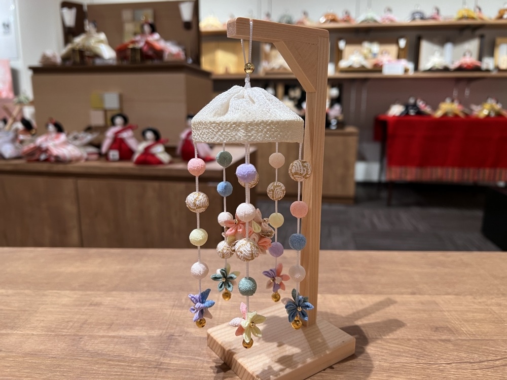 つるし飾り（大）<br>松寿つるし「小花（マルチ）」<br>台付