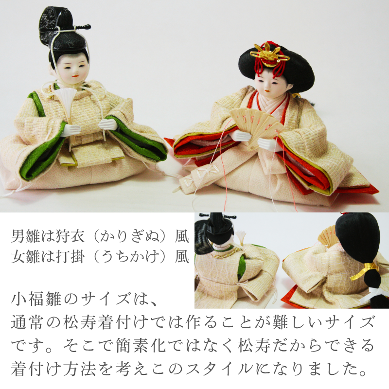 二寸<BR>小福雛飾り-富士づくしライト-