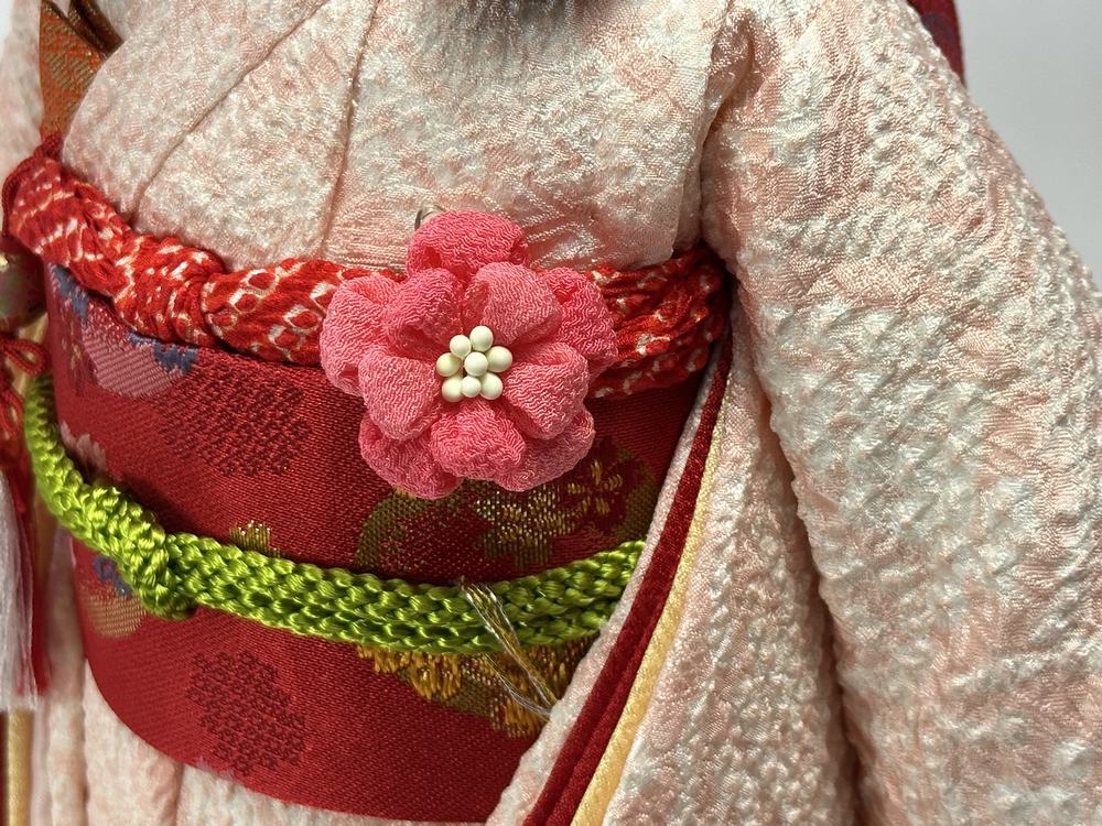 8号 正絹絞り 市松人形（限定品）