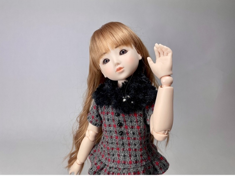 ツイードツーピース　パンツセット（グレー）