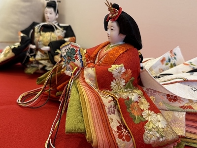 【新品　未使用】 【特価】　金彩刺繍立ち雛親王飾り 十番<BR>金彩京刺繍親王飾り | 雛人形,親王飾り | 人形工房松寿