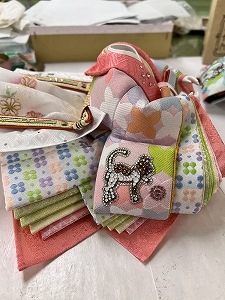 五寸<BR>おぼこ雛（にゃんびな）親王飾り