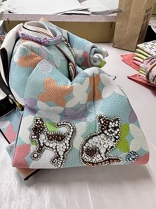 五寸<BR>おぼこ雛（にゃんびな）親王飾り