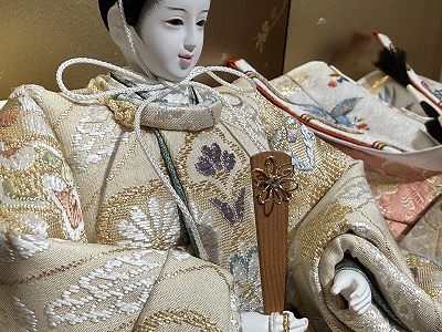 親王飾り 十一番 袋帯親王飾り 十一番<BR>袋帯親王飾り | 雛人形,親王飾り | 人形工房松寿