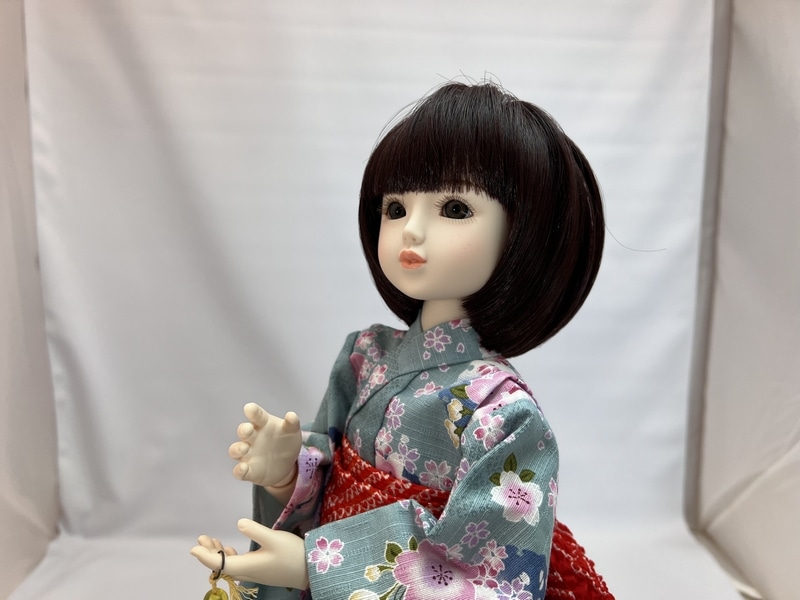 浴衣セット　桜（水色）