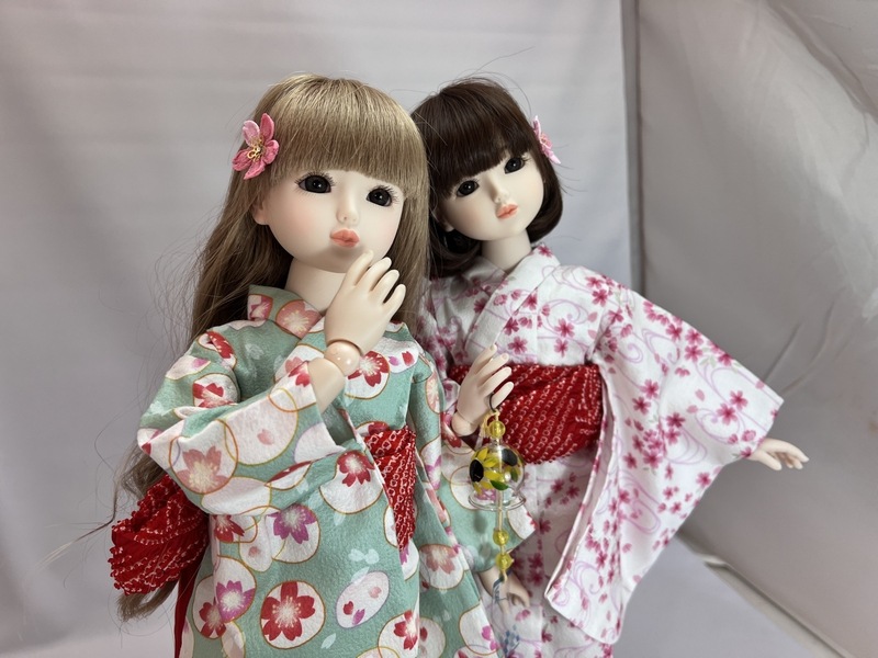 浴衣セット（全2色） | あや,浴衣 | 人形工房松寿オフィシャル