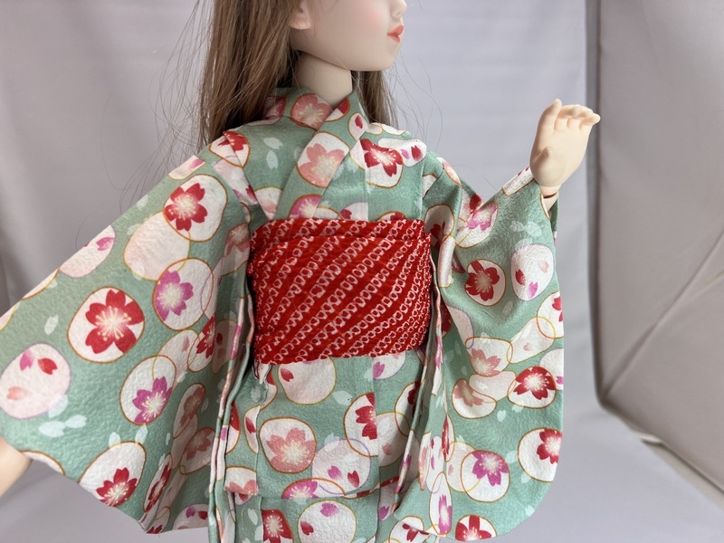 市松人形浴衣10号・帯と髪飾り エプロンセット（ラベンダー） 2025年最新】市松人形 着物 10号の人気アイテム - メルカリ