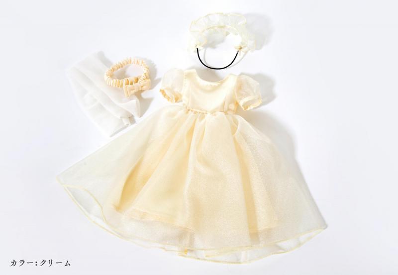 オーガンジーリボンベルトワンピース4点セット(全4色)