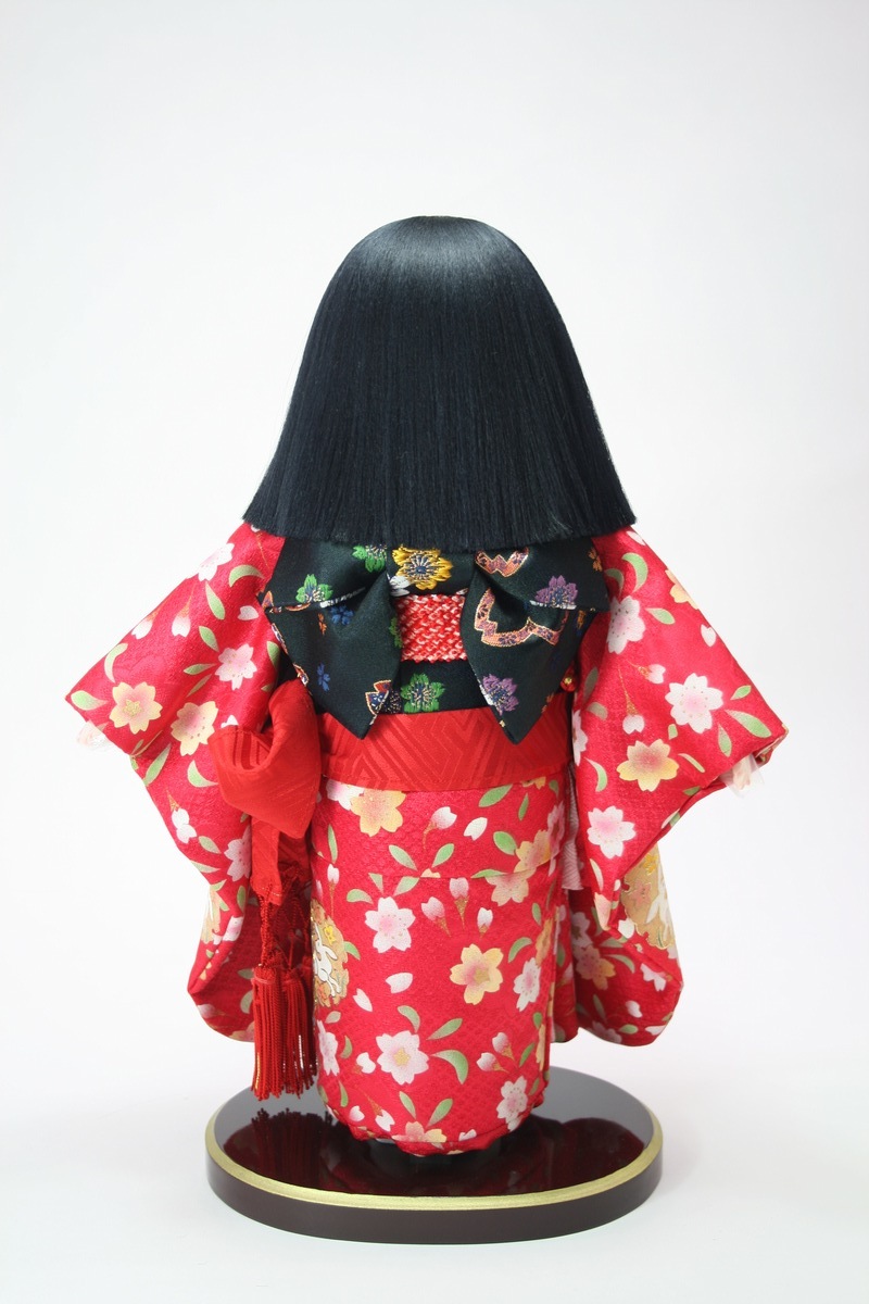 10号 金彩京刺繍　市松人形