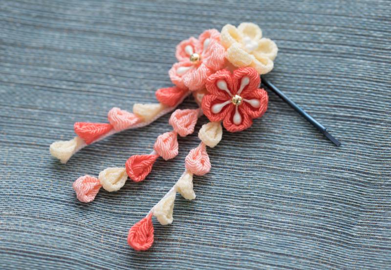 着物9点セット(桜橘に鞠)