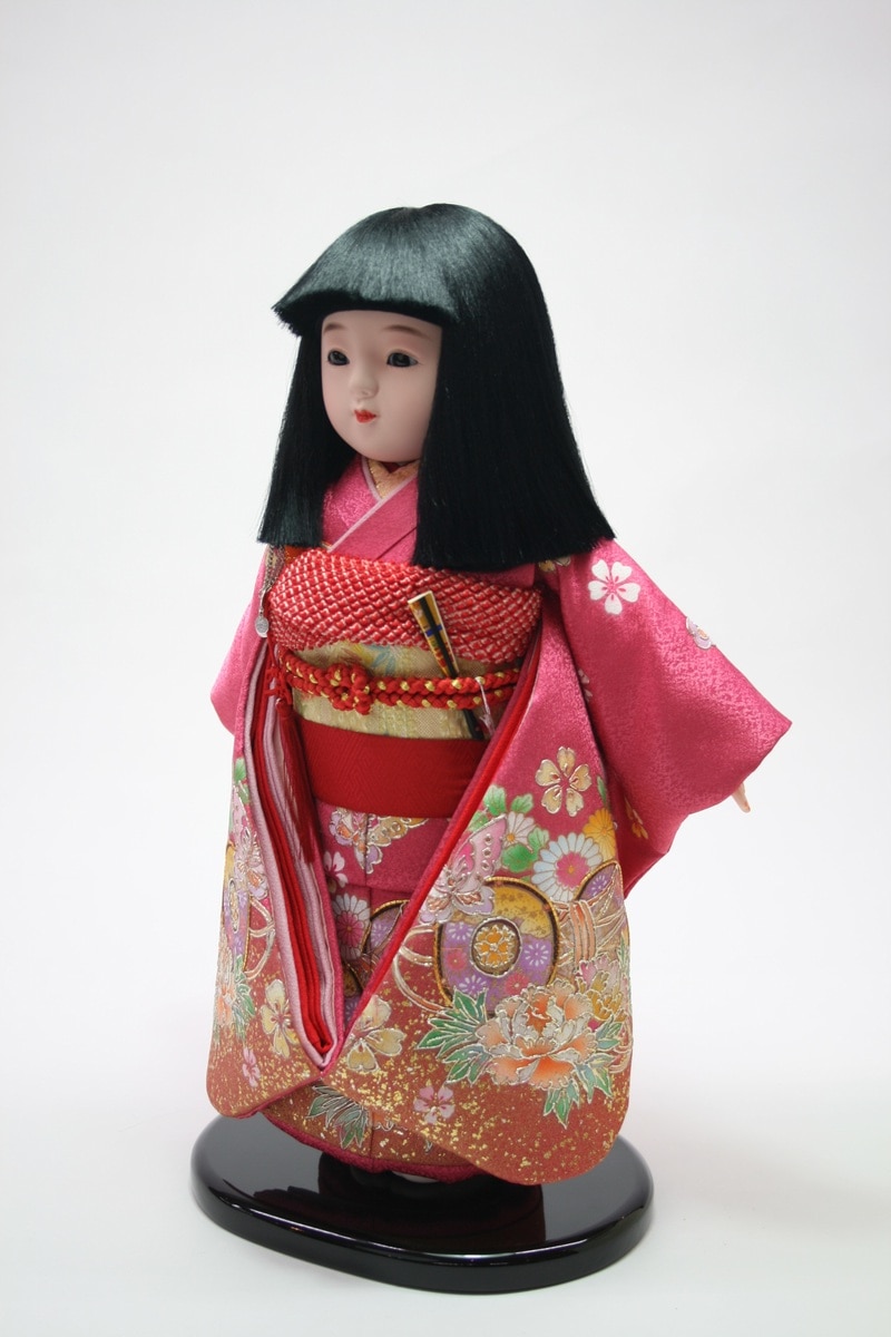 10号 金彩京友禅 市松人形 | 市松人形,10号 | 人形工房松寿
