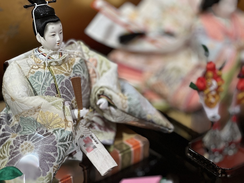 十一番<BR>袋帯親王飾り