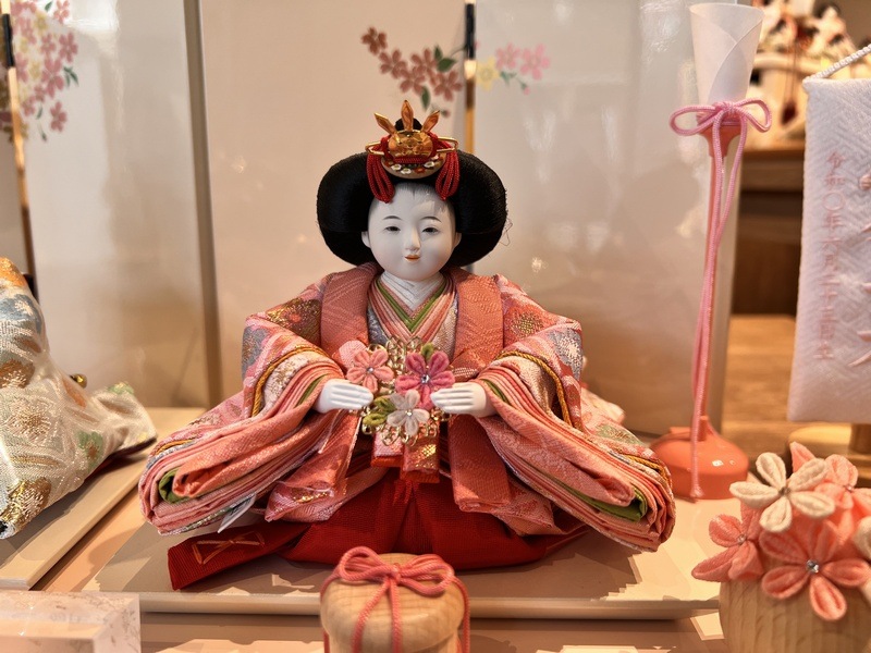 三寸<BR>おぼこ雛飾り