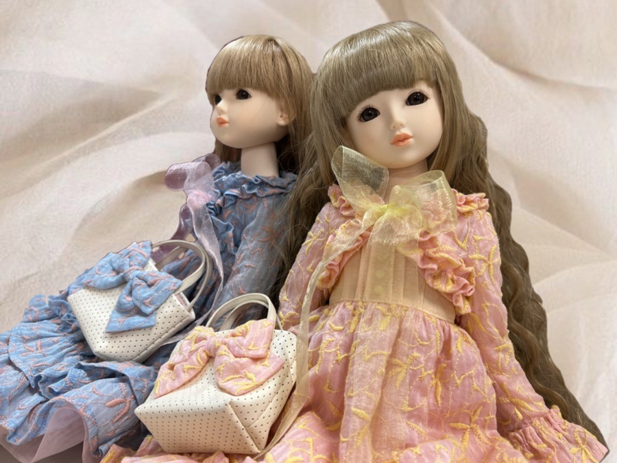 ボレロ付　フリルワンピースセット(全２種)