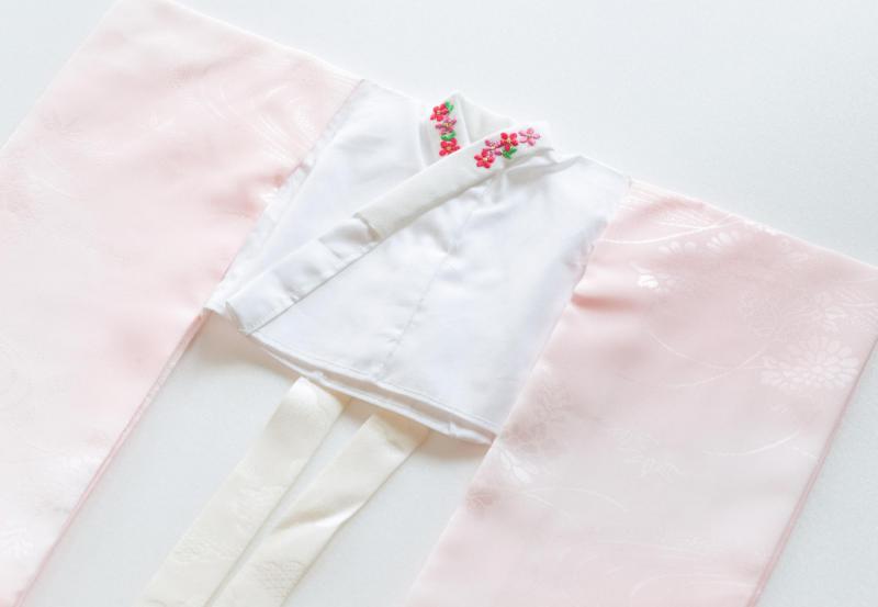 正絹着物9点セット(枝垂桜に鞠・赤)