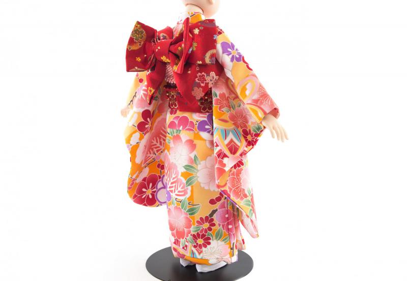 着物9点セット(鞠と扇に桜・山吹)