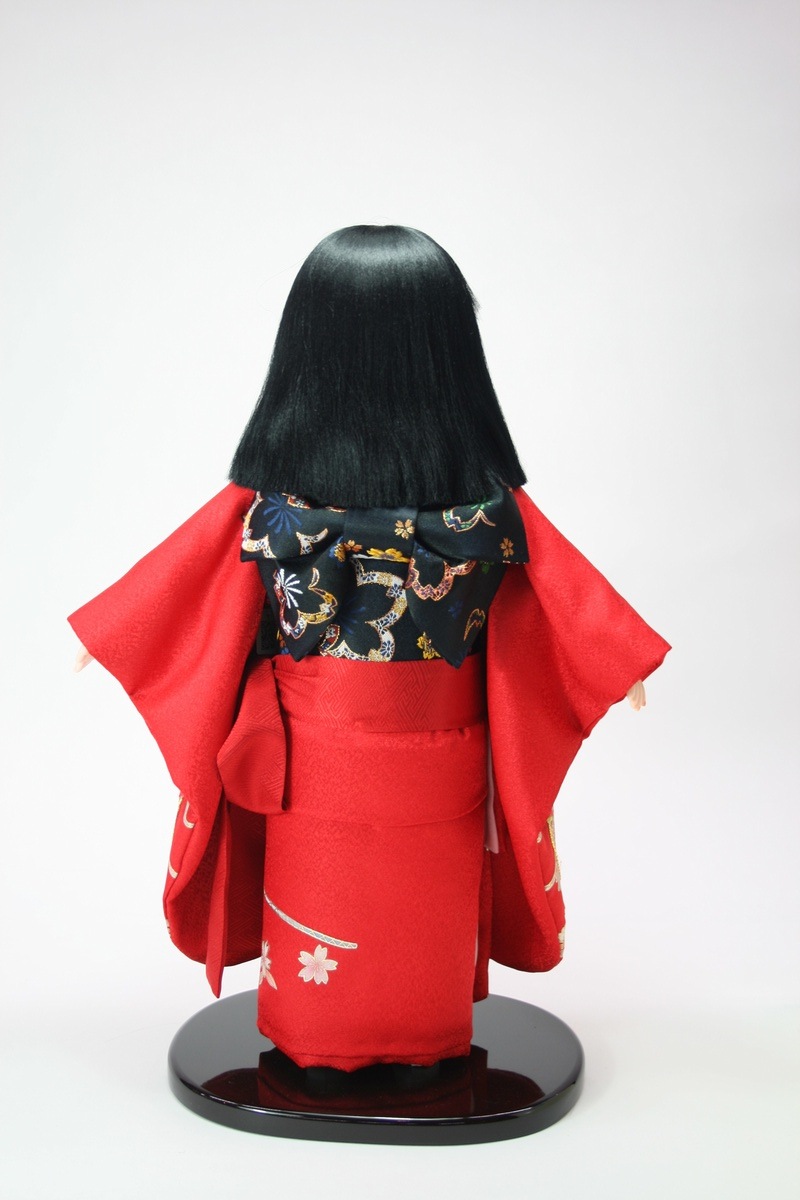 12号 切嵌金彩京刺繍 市松人形 | 市松人形,12号 | 人形工房松寿