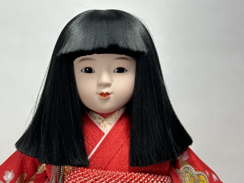 12号 金彩京刺繍  市松人形