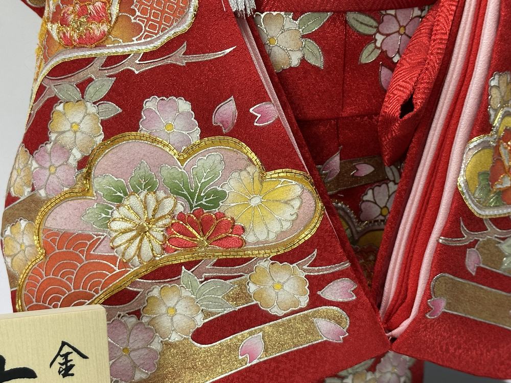12号 金彩京刺繍  市松人形