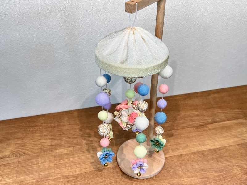 つるし飾り（大）<br>松寿つるし「小花（マルチ）」<br>台付