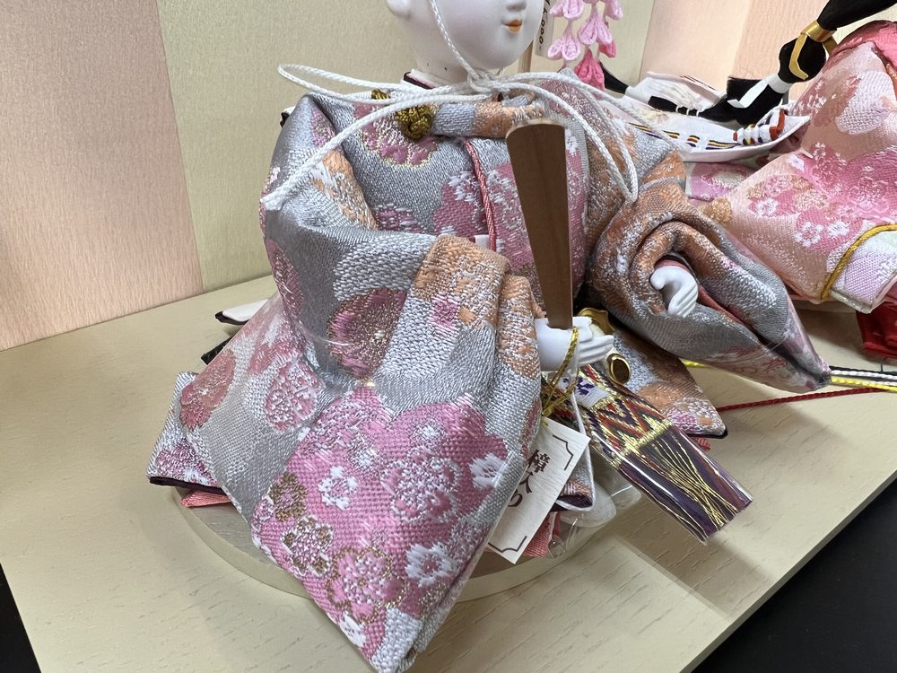 三寸<BR>おぼこ雛五人飾り