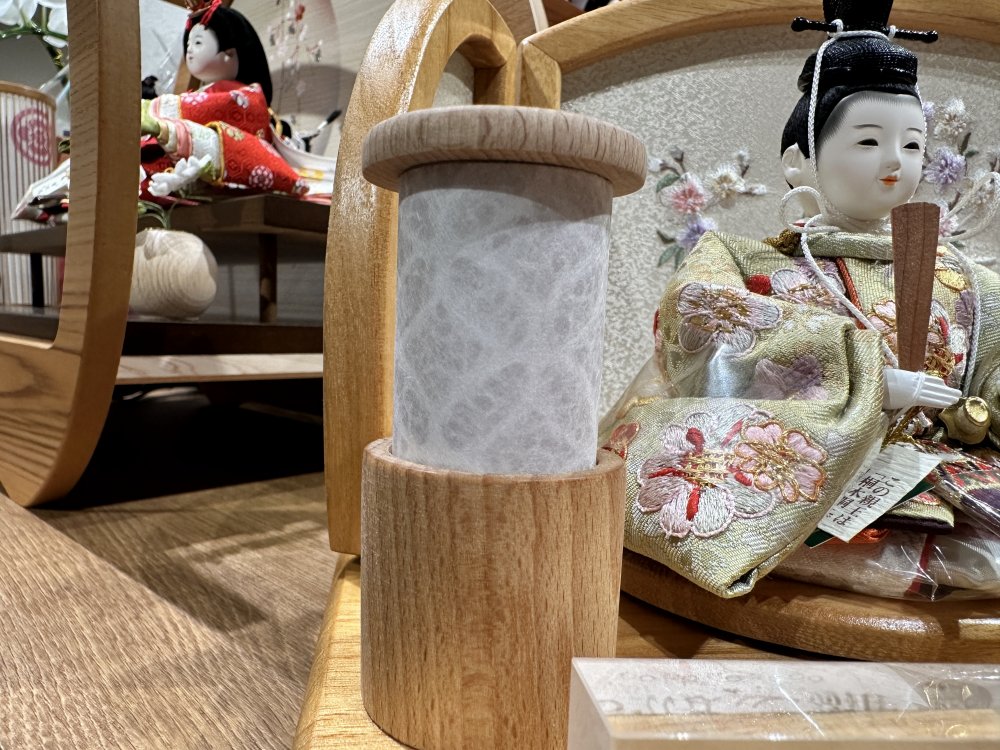 三寸<BR>おぼこ雛京刺繍飾り