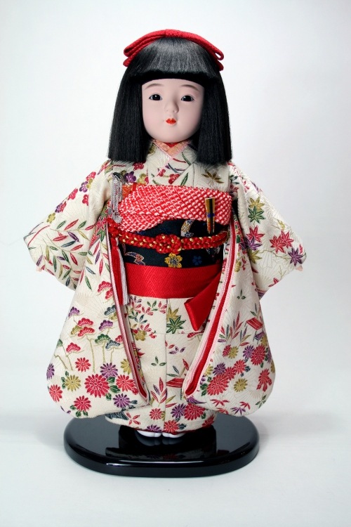 10号 正絹京友禅 市松人形（限定品）