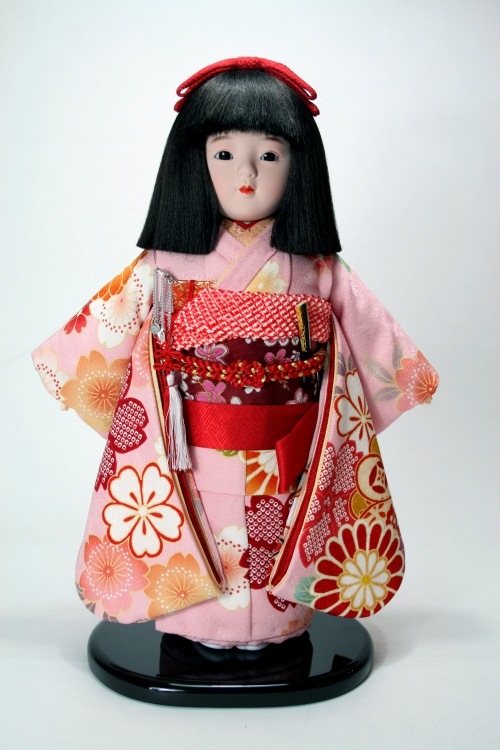 10号 正絹京友禅 市松人形(限定品)