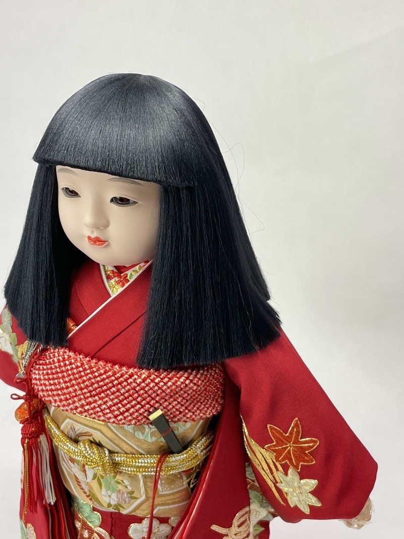 ⑥の市松人形 絹の手縫い本仕立て ⑥の市松人形 絹の手縫い本仕立て