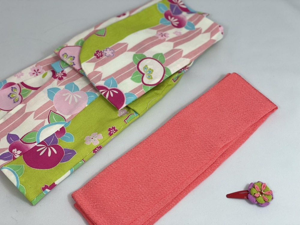 浴衣セット 矢絣に橘 (全2色)