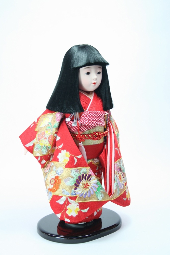 10号 金彩京友禅 市松人形