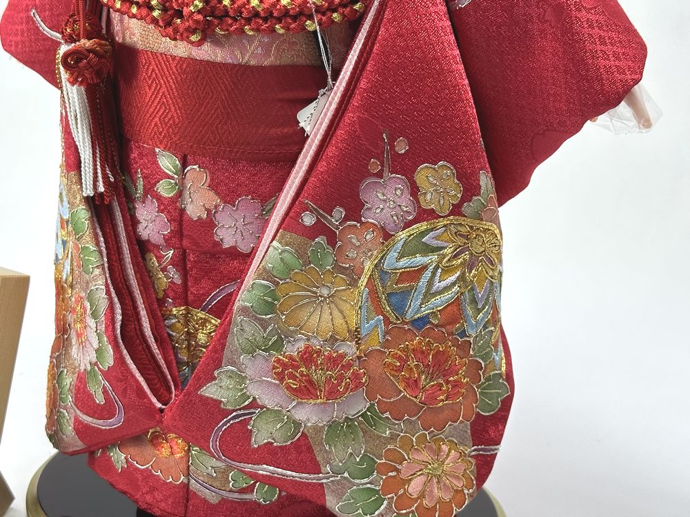 10号 金彩京刺繍　市松人形