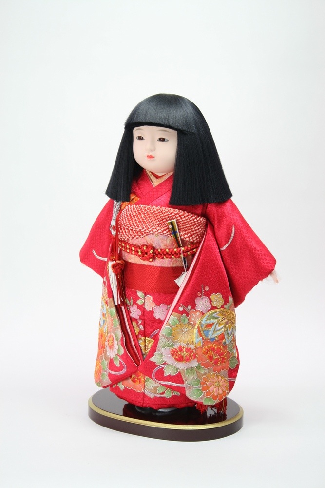 10号 金彩京刺繍　市松人形