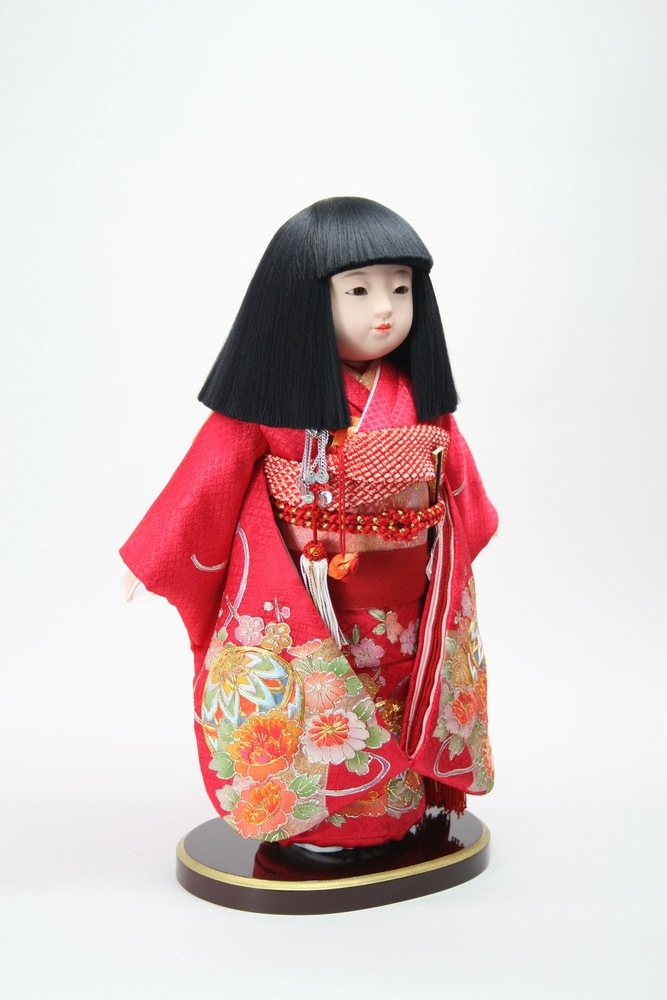 10号 金彩京刺繍　市松人形