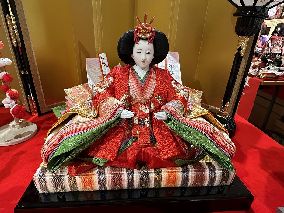 九番<BR>金彩京刺繍親王飾り