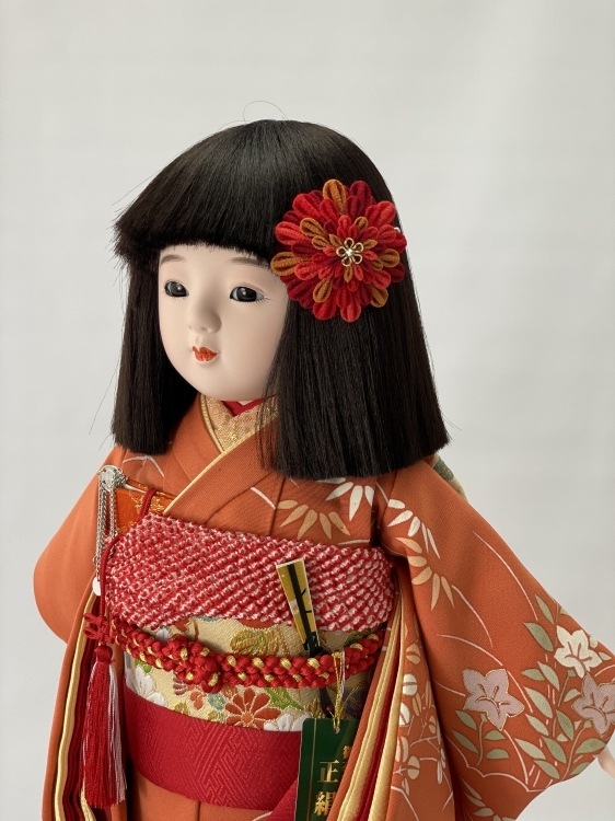 10号 正絹京友禅 市松人形(限定品)