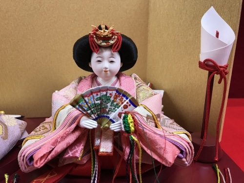 三寸<BR>おぼこ雛親王飾り