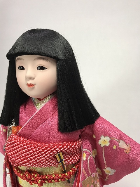 12号 金彩京友禅 市松人形