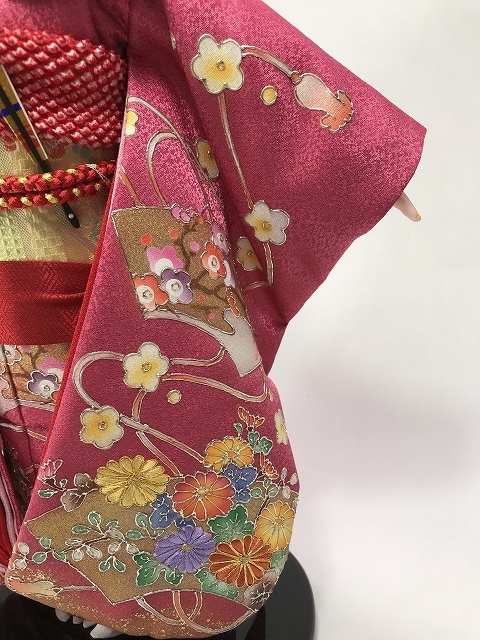12号 金彩京友禅 市松人形