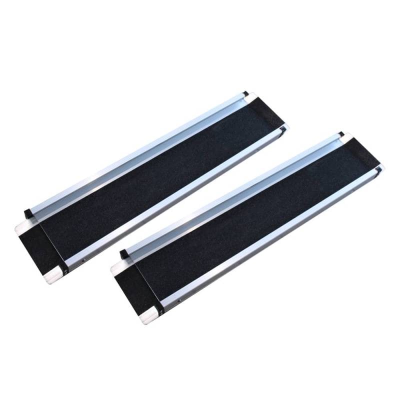 車いす用スロープ 1800mm 2本セット 伸縮式 アルミスロープ 車椅子用 段差解消 アルミブリッジ 最大270kg迄 介護用品 ハンディスロープ KIKAIYA
