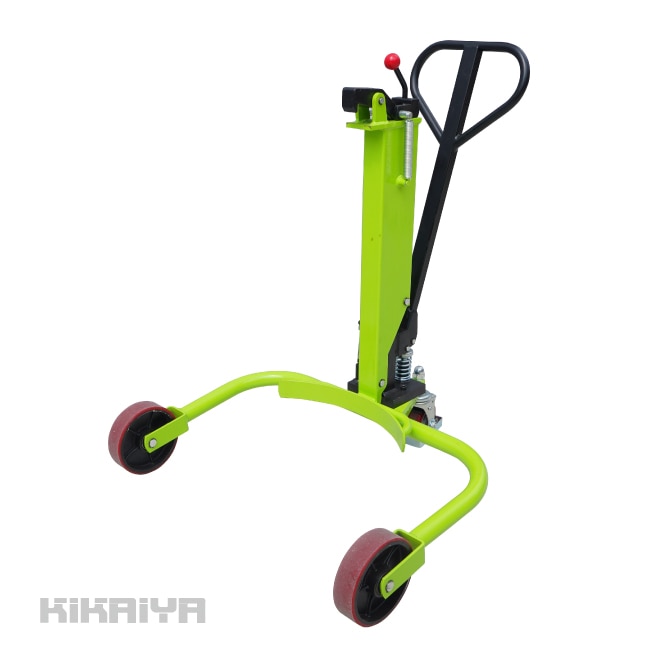 ドラム缶キャリー ドラム缶運搬車 油圧式 最大荷重250kg 「すご楽」 ドラムポーター ドラム缶台車 KIKAIYA